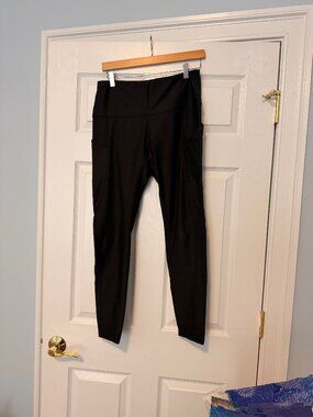 Ododos Athletic/Yoga Pants (Black)- L